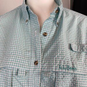 L. L. Bean Turquoise Shirt